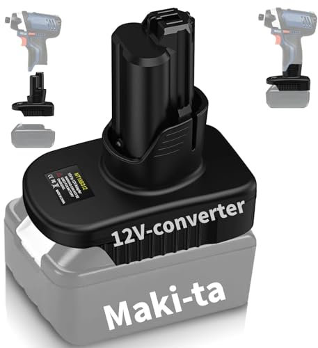 Für Makita auf Bosch 12 V Akkuadapter, für Bosch 10,8 V kabellose Elektrowerkzeuge, Batterieadapter, kompatibel mit Makita 18 V Lithium-Ionen-Akku, konvertiert in Bosch 12 V GBA Batterie (nicht im
