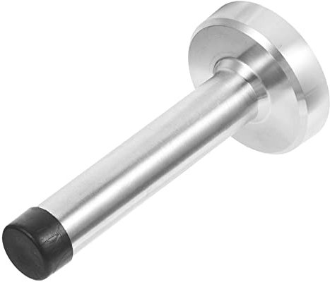 DOITOOL Butée de Porte Murale Empêche la Porte D'ouvrir Trop Loin en Acier Inoxydable Argenté pour Protéger Les Murs Embout en Caoutchouc pour Chambre