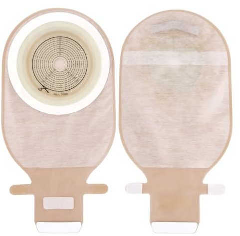 20 PCS Ostomie Supplies Kolostomie Taschen Einteilige Ostomie Tasche Ostomie Drainable Pouch für Ileostomie Stoma Care Cut to Fit (20-70mm)