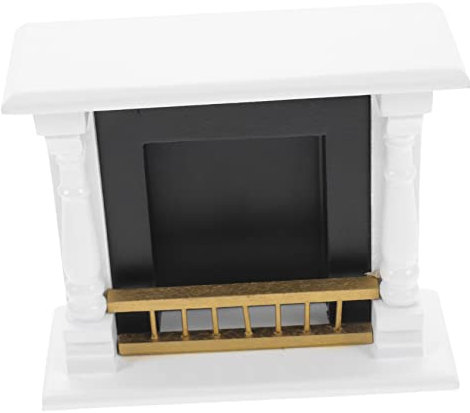 KOMBIUDA Mini Cheminée Modèle Maison Meubles Décoration Accessoires Échelle 1/12