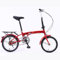 Faltrad Klappbares Citybike 16 Zoll Singlespeed Carbon Steel Bike Mit Höhenverstellbarer Mode Geeignet Für Jugendliche Und Erwachsene Zum Pendeln Zum Einkaufen B,16-Inch