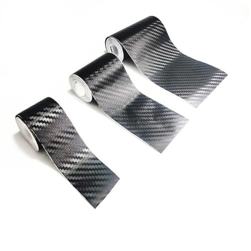 Protezione per il bagagliaio dell'auto Adesivo per auto in fibra di carbonio Soglia impermeabile per pellicola protettiva per tutta la carrozzeria per dell'auto per nano(3cm X 3m)