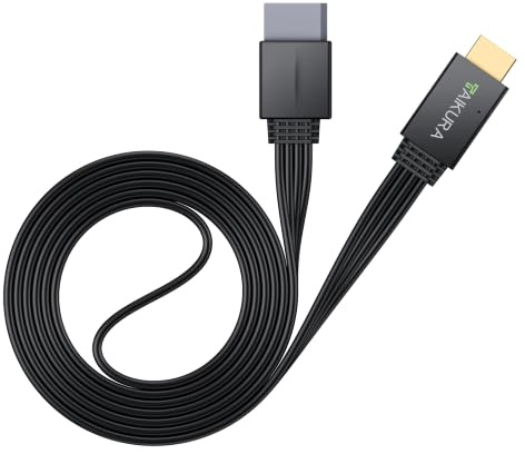 TAIKURA Wii to HDMI Adapter Black 2.0m Cable for HDTV, Monitor, Projector | Works for all regular Wii consoles,incompatible with Wii Mini,plug and play,All-in-one cable，Zero signal transmission loss