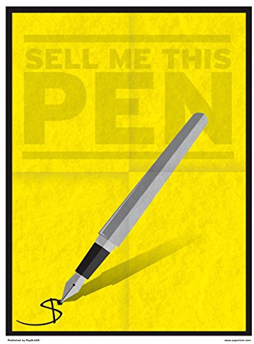 Grindstore Mini Poster Minimal Movies: Sell Me This Pen 32 x 44 cm