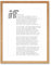 Wee Blue Coo F12X1026 Kunstdruck, gerahmt, Motiv: Rudyard Kipling If, Weiß