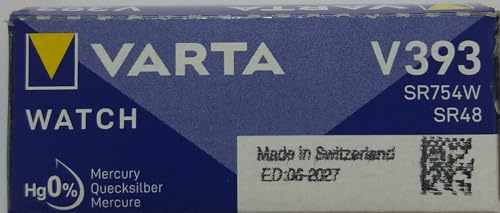 VARTA Piles Bouton Lot de 10 - V393