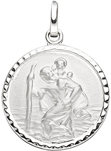 Jobo Damen-Anhänger Christopherus aus 925 Sterling Silber