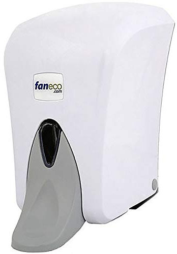Seifenspender 1000 ml POP Serie von Faneco | Wandseifenspender | Durable Plastic ABS Spender für Flüssigseife und Lotion | Mit Kunststoffschlüssel geschlossen