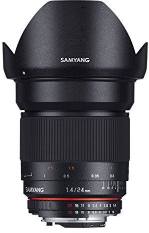 SAMYANG 1110802101 f1,4 objectif 24 mm pour canon m