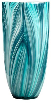 Cyan Design Turin Vase, 05182, 6 Diameter | 12 Height, Large , Blue
