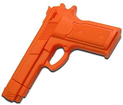 Orange Martial Arts Training Realistic Hand Gun Toy For Krav Maga Tactical Self Defence