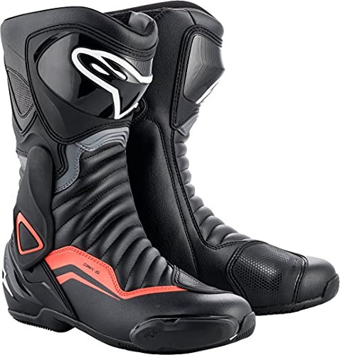Alpinestars SMX-6 V2 Stivali Moto (Black/Grey/Red,40)