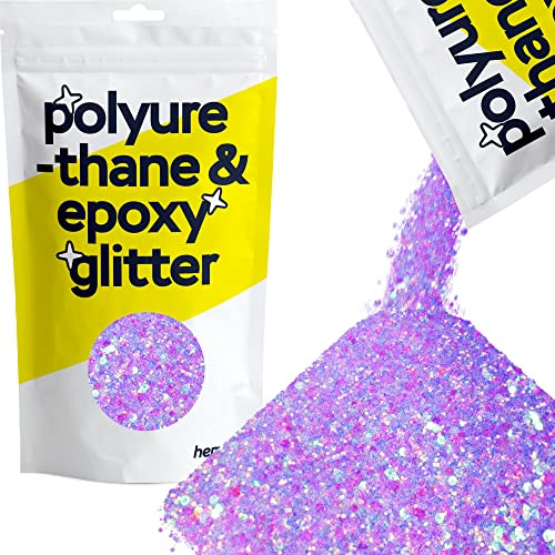 Hemway Resin Glitter Mermaid Pink Mix 100g Mixed Chunky | Polyurethane & Epoxy Glitter for Resin Crafts, Tumblers, Coasters, Floor & Table Art