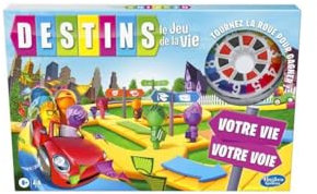 Hasbro Gaming Destins Le Jeu de la Vie, Jeux de Famille, Multijoueur, Jeu de Soirée, Jeux pour Enfants à partir de 8 Ans