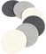 Casaphoria Untersetzer für Getränke, Vintage Gewebte Untersetzer für Tischschutz, Wasserabsorbierende Untersetzer Set, Handgemachte Geflochtene Stoffuntersetzer Hitzebeständig (Dunkelgrau, Beige, 6)