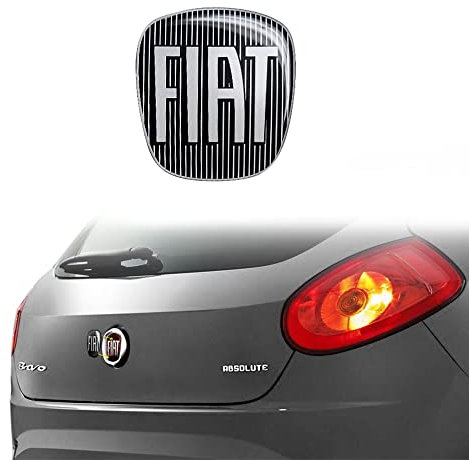 Fiat 14186D Adesivo 3D Ricambio Logo Nero per Bravo Posteriore
