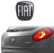 Fiat 14186D 3D Aufkleber Logo Bravo, Hinten, Schwarz, 71 x 65 mm