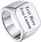 Chevaliere Homme Personnalisable Bague Argent 925 Sterling Anneau Garçon Gros Large Lettre Initiale Epais Lourd Argenté 59-Bijou Cadeau Fêtes des Pères Noël Grâce Anniversaire Valentin