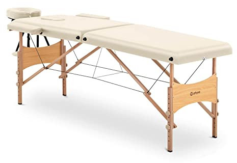 Physa Physa Toulouse BEIGE Massageliege klappbar Beige Massageliege Massagebank Massagetisch klappbare Massagelieg