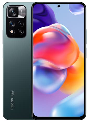 Xiaomi Redmi Note 11 Pro+ 5G, Smartphone, super ricarica 120 W, fotocamera principale 108 MP, schermo FHD+ AMOLED da 120 Hz, 4500 mAh, Dimensity MTK 920, 8GB+128GB, verde foresta