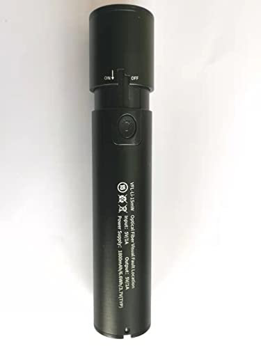 Elfcam® - 15mW Laser Fibre Optique Equipé La Batterie Lithium-ion de 1800 mAh, Outils FTTH VFL Localisateur Visuel de Défauts