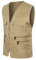 Jiabing Herren Outdoor Weste Freizeit Schnelltrocknende Anglerweste mit Vielen Taschen Sommer Ärmellos Jacke Leicht Fotografie Sport Weste Camping Jagd Wandern Multifunktionsweste