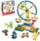 MEGA Pokémon Actionfigur Bauspielzeug, Spaß auf dem Riesenrad mit 393 Teilen und beweglichem Felori, Mampfaxo, Mauzi und Felino, für Kinder, HXF80