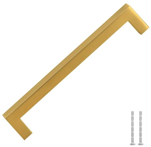 vidaXL Möbelgriffe 10 Stk. Golden 160 mm Edelstahl