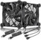 upHere gaming Ventola USB da 120mm per raffreddamento PC con controllo a 3 velocità, silenziosa e compatibile con PC, Xbox, Playstation, TV Box, N12U04