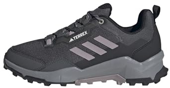adidas Women's Terrex AX4 Hiking Shoes, Grey Six/Preloved Fig/Core Black, 6 UK