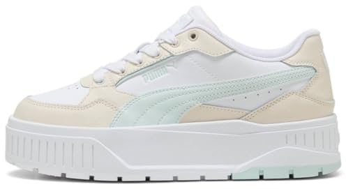 PUMA Damen Karmen II Idol Sneaker, White-Peaceful Blue-Alpine Snow, 41 EU