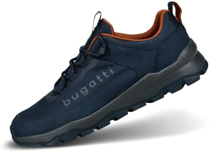 bugatti Herren Snaker mit Hiking Touch für einen komfortablen Look, dunkelblau, 41 EU