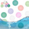 48PCS Wasserbomben Selbstschließend,Wasser Luftballons,Wiederverwendbare Wasserballons,Wiederverwendbare Wasserbomben,Wasserspielzeug Pool Spielzeug Strandspielzeug Bunt Gemischt Wasserball (C)