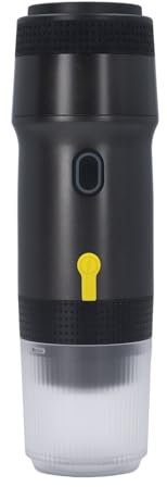 Luqeeg Portátil, Eléctrica 3 en 1 20 Bares Calentamiento Rápido Espresso Eléctrica Máquina de Café con Carga USB para Camping, Viajes, Senderismo