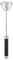 HAOHIZE Halbautomatischer Schneebesen, 24cm Einfacher Automatischer Schneebesen Klein, Manueller Schneebesen Edelstahl, Quirl Küche, Handmixer Ohne Strom, Eierschläger, Küchengeräte