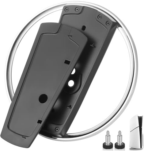 Yimomoyi Support Vertical pour Console PS5 Slim Disc & Digital et PS5 Pro, Socle Vertical Noir Compatible avec Console Play Station 5 Slim, Support de Console Peu Encombrant(Noir)