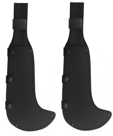 Ieron 2 Pezzi Oxford Canvas Ascia e Falce Fodero con Passante per Cintura Custodia Morbida per Attrezzi agricoli Copertura Protettiva per Campeggio Barbecue attività all'aperto