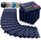 Tapis de Sport de Sol Salle de Fitness - Dalles en Mousse sans BPA + Bordures | Matelas Puzzle Tatami EVA Caoutchouc pour Matériel Gym Banc de Musculation Course Garage Piscine Isolation