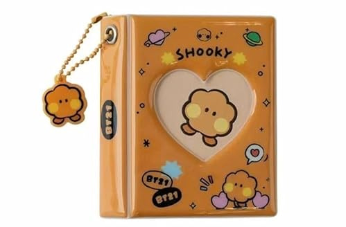 Kpop Kartenalbum Photocard Halter Buch Photocard Organizer Mini Fotoalbum 32 Taschen Geschenk für Korean Pop Fans (SHOOKY)
