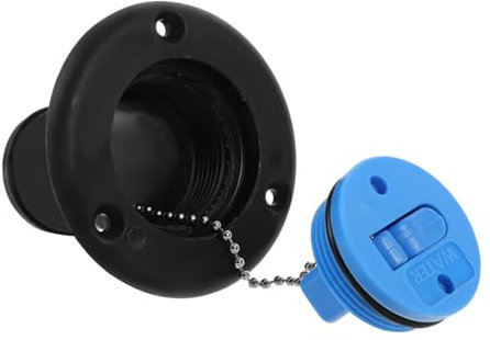 GLEAVI Kunststoff Wassereinfüllstutzen 38mm Für Wohnmobil Und Boot Wasserfester Frischwassertankdeckel Universell Passender Wassertankverschluss Für Yacht Und Camping