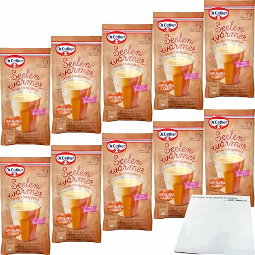 usy Bundle für Dr. Oetker Seelenwärmer Sahne Mandel 10er Pack (10x58g Beutel) + usy Block