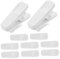 CIYODO Headset Cord Clips 10pcs Earphone Wire Clips for Headphone Cable Organiser Tidy and Organize Your Earphones Go