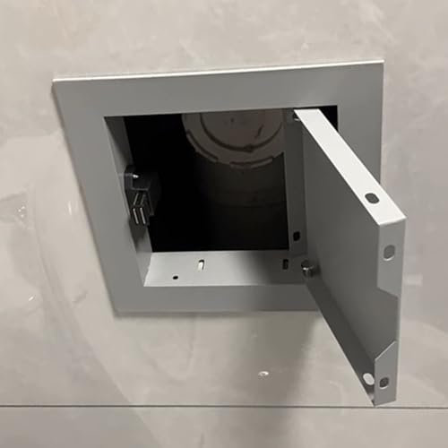 Panel de acceso para paneles de yeso, color negro, gris y blanco, placa de cubierta de solapa de apertura para uso industrial, caja de acceso para interiores y exteriores, puerta de ático