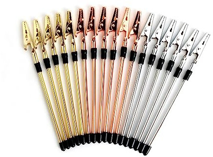 Veemoon 5stücke Metallklammern Gold Fotohalter Aus Metall Praktischer Aufhänger Für Postkarten Nachrichtenordner Notizklammern Für Wanddeko