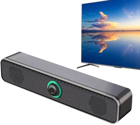 Altavoces PC Para Escritorio - Altavoces USB con Sonido Estéreo | Barra De Sonido USB Con Fuerte Para Escritorio Tableta Hogar Auto Aula Proyector TV Escenario Musical,Para Proyector TV Tableta
