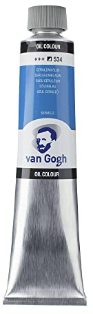 Van Gogh Oil Color Paint, 200ml Tube, Cerulean Blue 534
