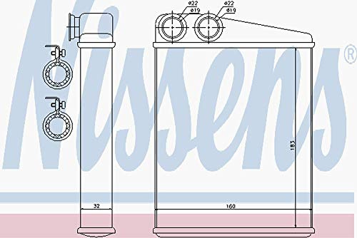 Nissens 70807 Wärmetauscher, Innenraumheizung