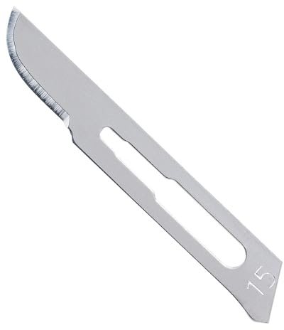 E. Lames de scalpel Aesculap Figue. 15 Stérile (Lot de 100).