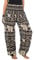 Lofbaz Damen Boho Haremshose Festival Outfit Sommerhose Leicht Yogahose Pumphose Hippie Hose Kleidung Sommer Hosen - Elephant 1 Schwarz M