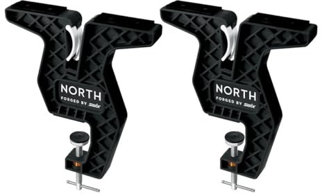 Swix T Bar Freeride Vise Ski & Snowboard Wide North Kollektion von Universal (2 Stück), schwarz